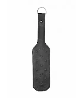 Leather Vampire Paddle- Black