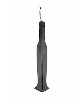 Two Finger Paddle Tawse- Black