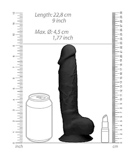 Silicone Dildo With Balls