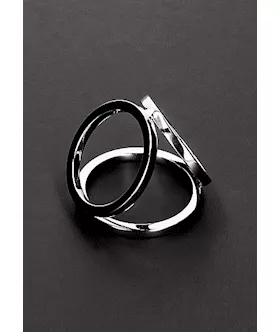 Triple Cock And Ball Ring Medium Size