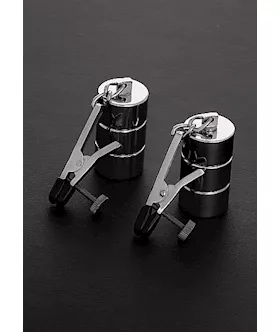 2 Adjustable Nipple Clamps   Changeable Weights