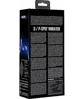 Remote Controlled E-stim And Vibrating G/p-spot Vibrator Black