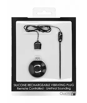 Rechargable Vibrating Plug With Remote