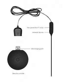 Rechargable Vibrating Plug With Remote