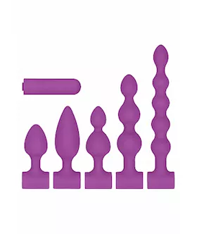 Silicone Usb- Rechargeable Anal Set