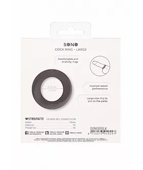 No. 85 Cock Ring- Large Black