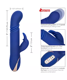 Jack Rabbit Signature Heated Silicone Thrusting 