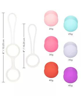 She-ology Interchangeable Weighted Kegel Set