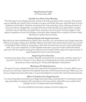 She-ology Interchangeable Weighted Kegel Set