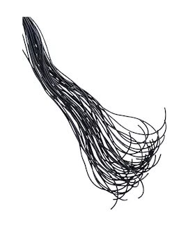 Bound X Leather Cord Flogger With Calfskin Handle