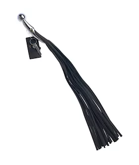 Bound X Nubuck Leather Flogger With Metal Handle