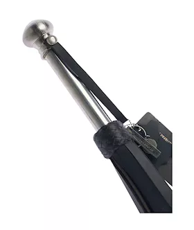 Bound X Heavy Duty Leather Flogger With Metal Handle