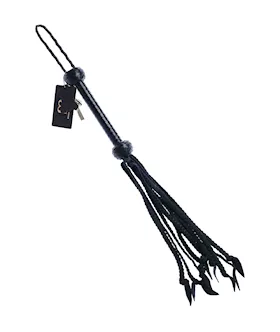 Bound X Braided Calf Leather Flogger