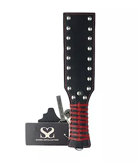 Bound X Studded Paddle with Red Weaving