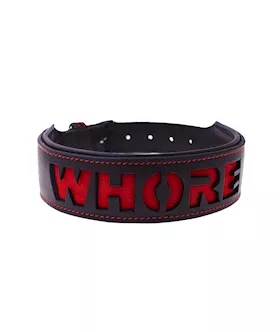 Bound X Whore Collar