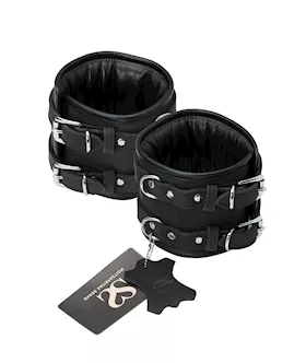 Bound X Double Wide Nubuck Leather Ankle Cuffs