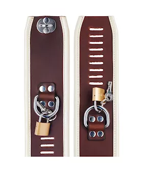 Bound X Asylum Leather Wrist Cuffs