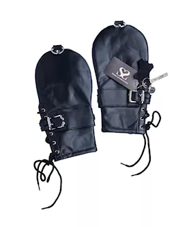 Bound X Calfskin Restraint Mittens