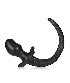 Puppy Tail Buttplug - Pug - 3.25 Inch