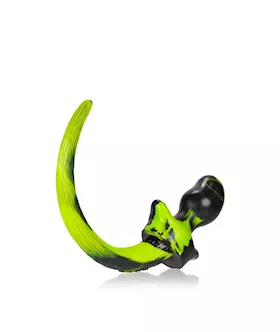 Puppy Tail Buttplug - Pug - 3.25 Inch