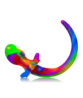 Puppy Tail Buttplug - Pug - 3.25 Inch