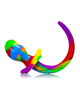 Puppy Tail Buttplug - Pug - 3.25 Inch