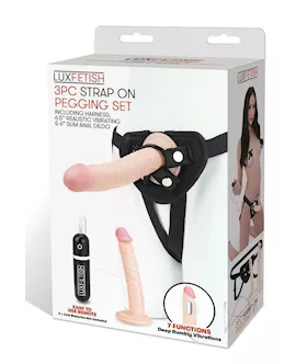 3pc Strap-on Pegging Set