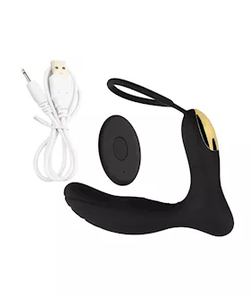 Todd Vibrating Butt Plug Cock Ring 