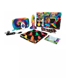Peace And Love Tie-dye Rimming Plug 