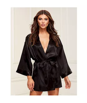 Silken Satin Robe