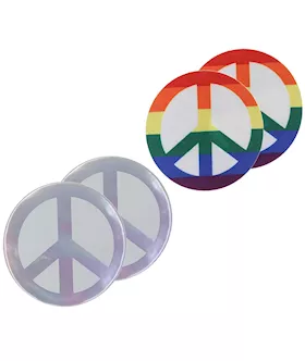PRIDE PEACE SIGNS Pasties