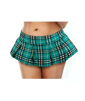 Sexy Schoolgirl Spandex Skirt