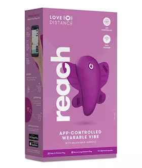 Love Distance Reach App Controlled Butterfly Vibrator