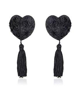 Rose Heart Nipple Tassels