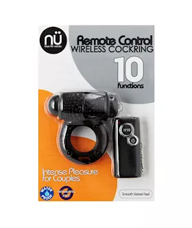 Nu Sensuelle S-wet Remote Control 10 Function Wireless Cock Ring