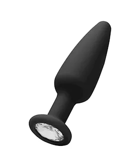 Cone-shaped Diamond Butt Plug - 4 Inch