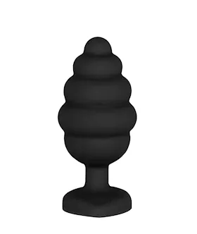 Ribbed Diamond Heart Plug