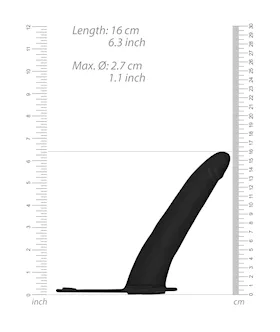 Vibrating Silicone Strap-on - Adjustable 