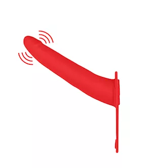 Vibrating Silicone Strap-on - Adjustable 