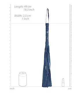 Denim Flogger - Roughened Denim Style 