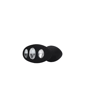 Diamond Butt Plug With Handle - 3.4 Inch