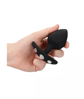Extra Large Diamond Butt Plug With Handle 