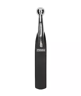 Ball Metal Handle With Saddle Leather Paddle 