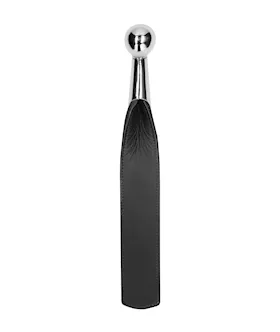 Ball Metal Handle With Saddle Leather Paddle 