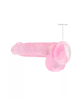 Realistic Dildo With Balls - 6 Inch