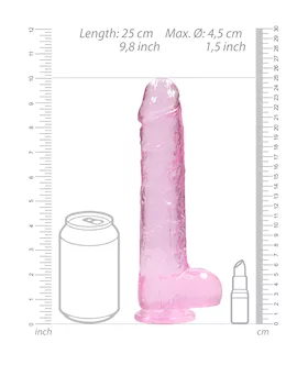 Realistic Dildo With Balls - 9 Inch