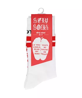 Dirty Mind Sexy Socks - Size 36-41
