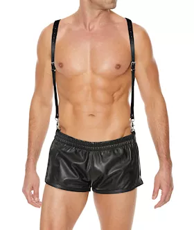 Men's Suspenders - Split Leather