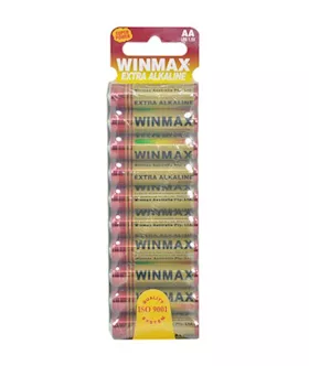 Winmax Extra Alkaline AA Batteries  10 Pack