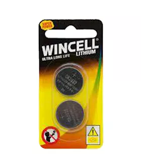 Wincell Lithum CR2025 Batteries  2 Pack